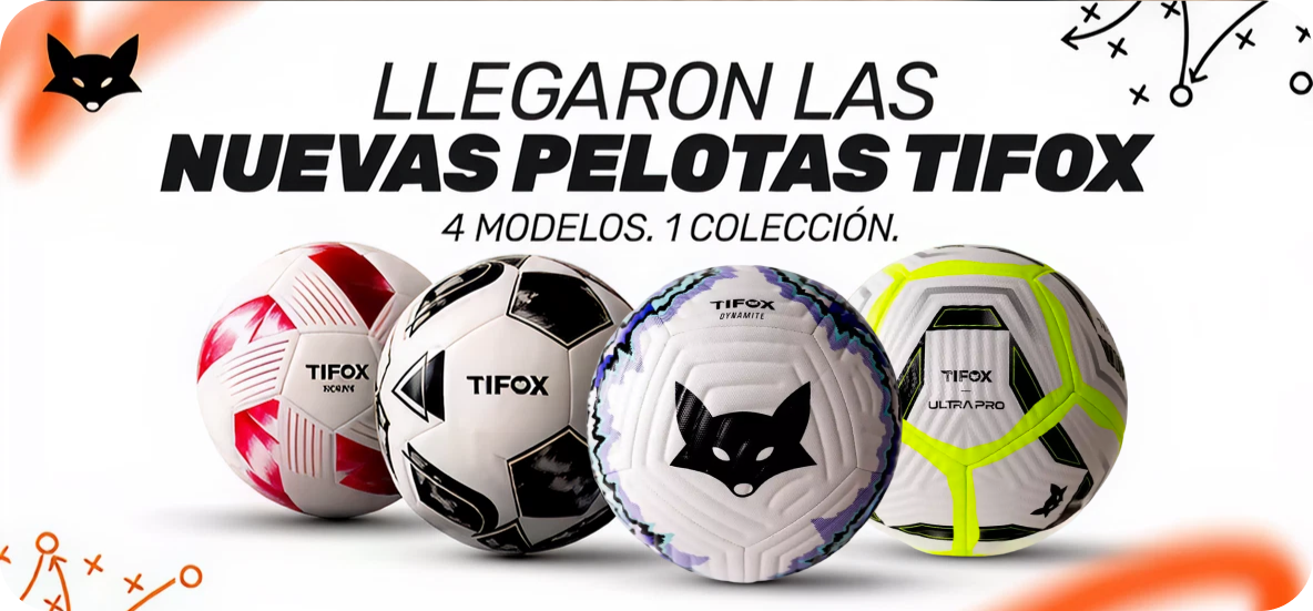 Llegaron las nuevas pelotas TIFOX - 4 modelos, 1 colección